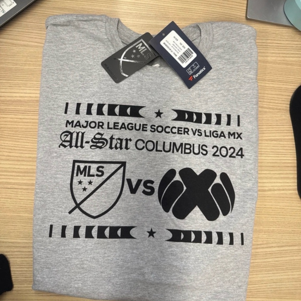 Fanatics Gray MLS Graphic Crewneck Tee
